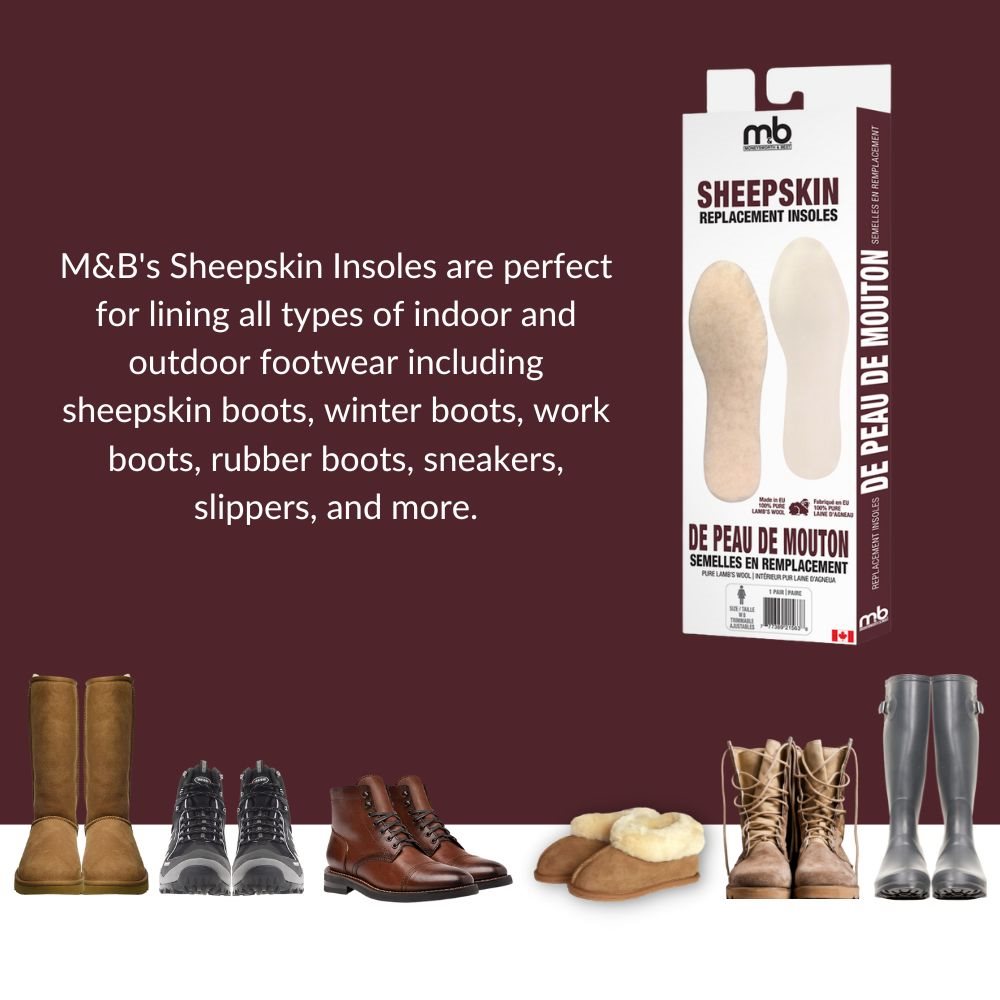 SHEEPSKIN REPLACEMENT INSOLES
